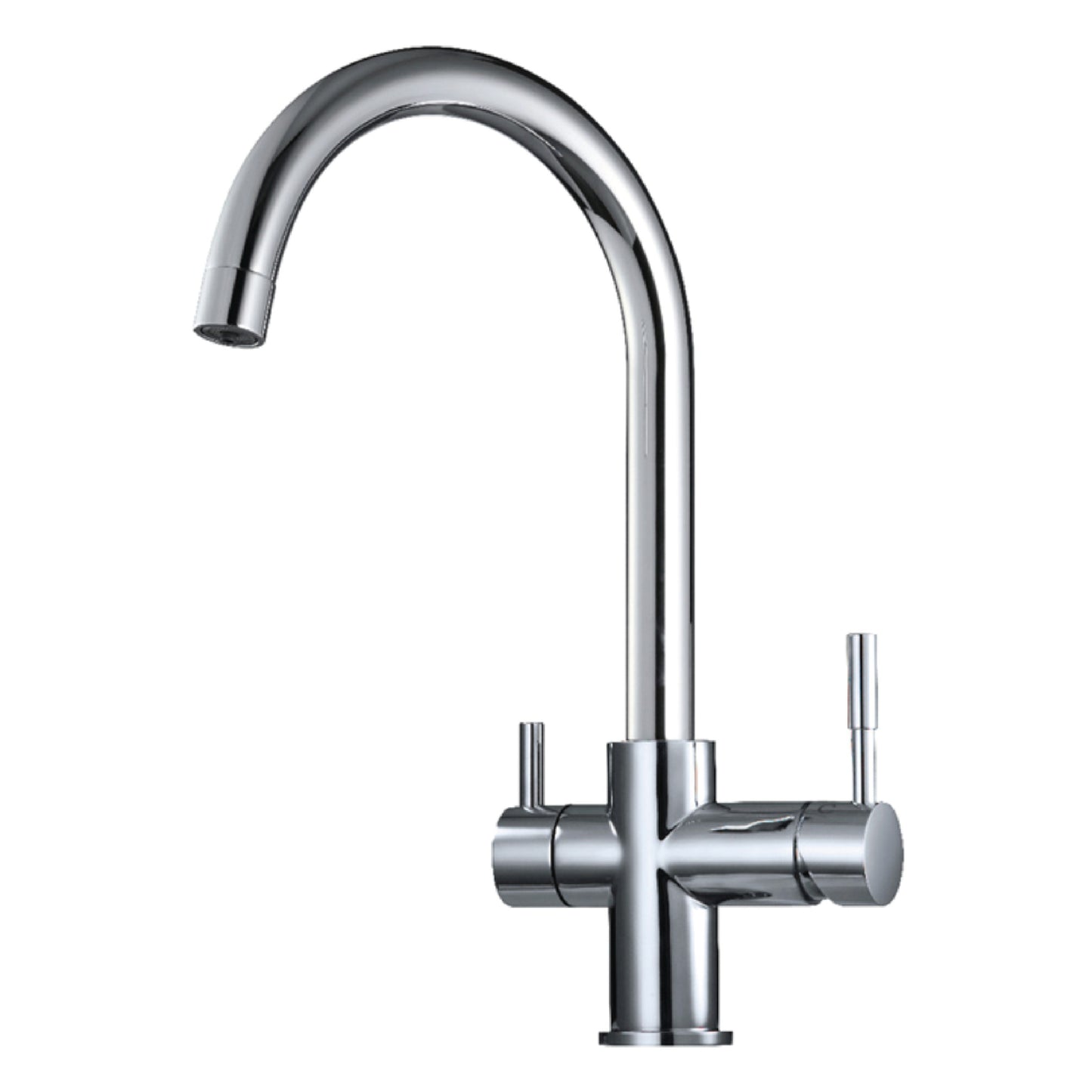 Chrome High Loop 3 Way Mixer with LED Filter Change Reminder