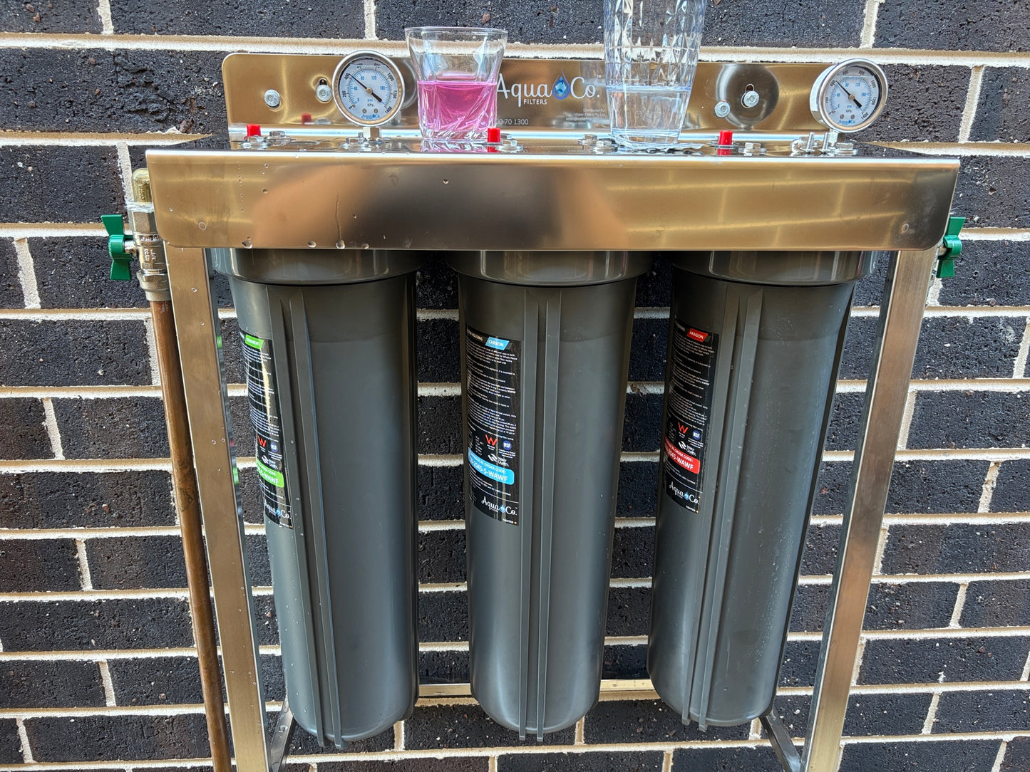 Pinacle" 3 Stage Whole Home + Compact RO System