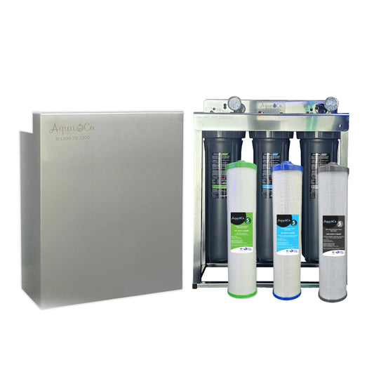 Premium" Whole Home 3 Stage Filtration System (Mains water only)