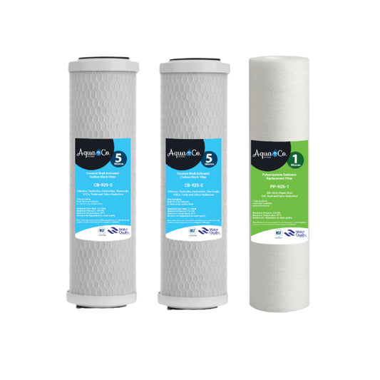 5 Stage Reverse Osmosis 1 st Year – Replacement Filter Pack