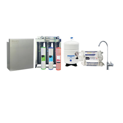 Pinacle" 3 Stage Whole Home + Compact RO System