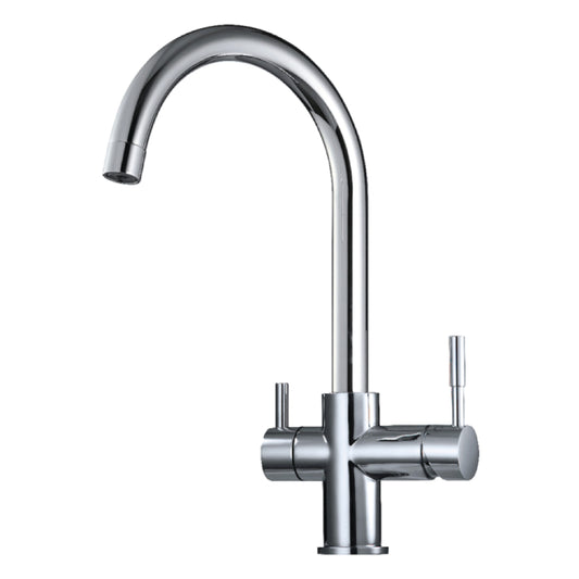 Chrome High Loop 3 Way Mixer with LED Filter Change Reminder